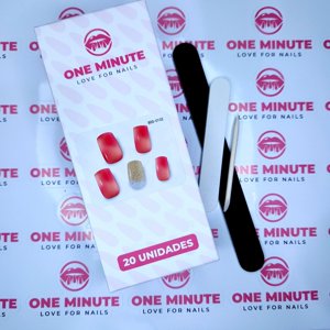 One Minute - Uñas Gel Semicuradas Diseño 132