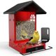 thumbnail image 1 of Comedero para aves RichBird totalmente metálico, montaje en pared y poste, 2.4 L, 1 of 7