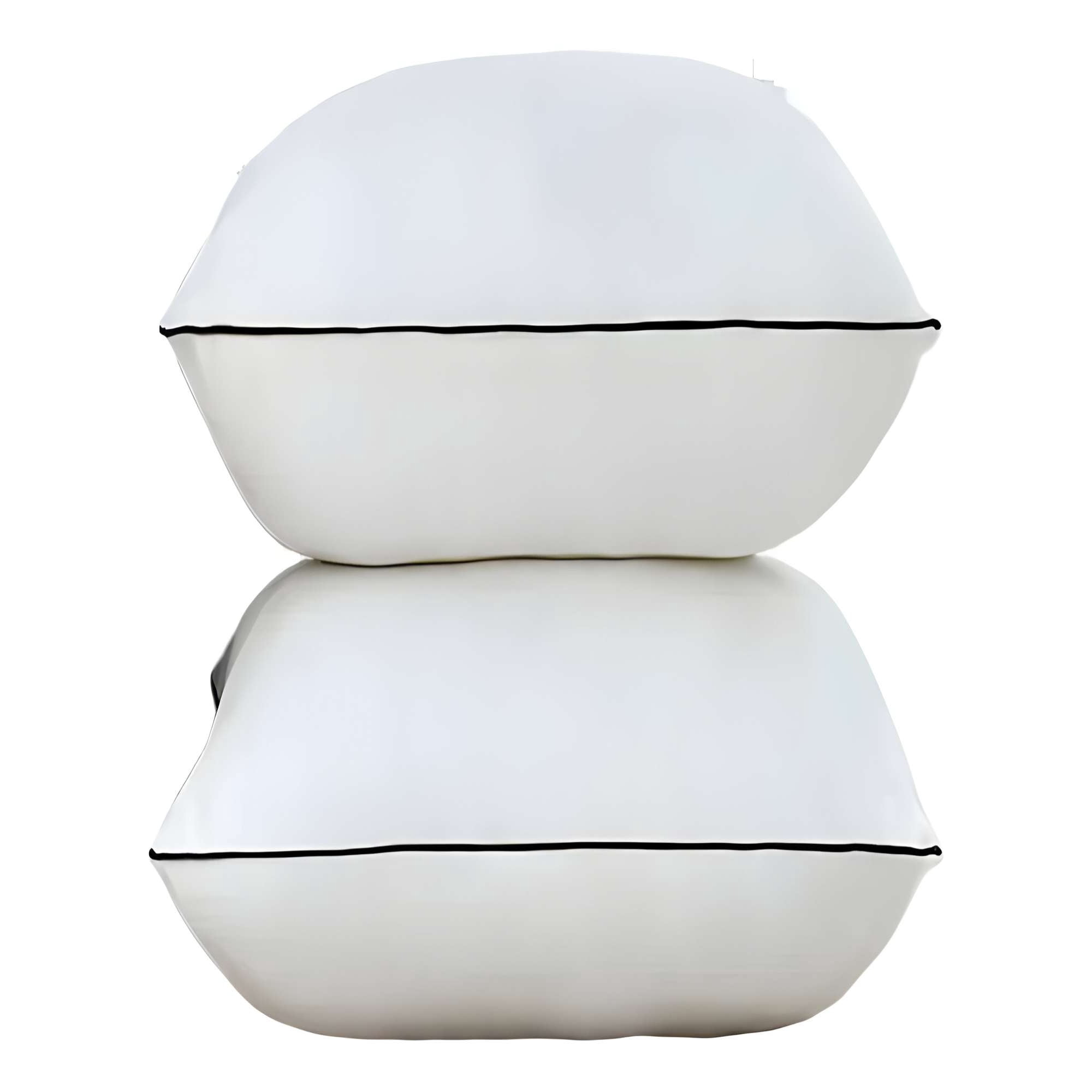 Genérico - Pack De 2 Almohadas 50x70 Cm Blanco