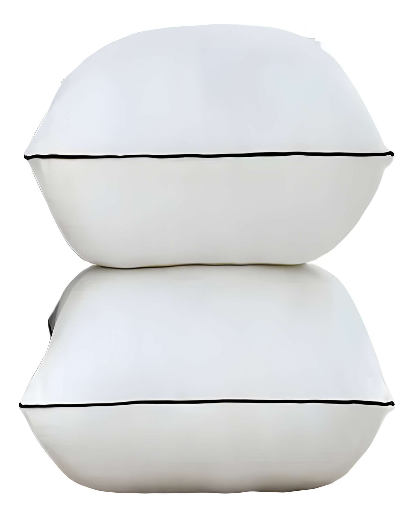 Genérico - Pack De 2 Almohadas 50X70 Cm Blanco