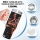 thumbnail image 5 of Lil Pump Vaso aislado de acero inoxidable con asa, diseño temático, regalo para familia, amigos y fans; incluye pajita y encaja en el portavasos estándar, 40 oz, 5 of 6
