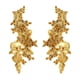 thumbnail image 4 of 2 Uds Apliques De Encaje Adornos De Encaje Para Coser Decoración Vestido De Noche Dorado, 4 of 5