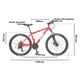 thumbnail image 3 of Bicicleta Mountain Bike Challenger 27,5 Rojo, 3 of 5