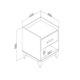 thumbnail image 3 of Velador 1 Cajon Y Nicho Pascale Rustico, 3 of 3