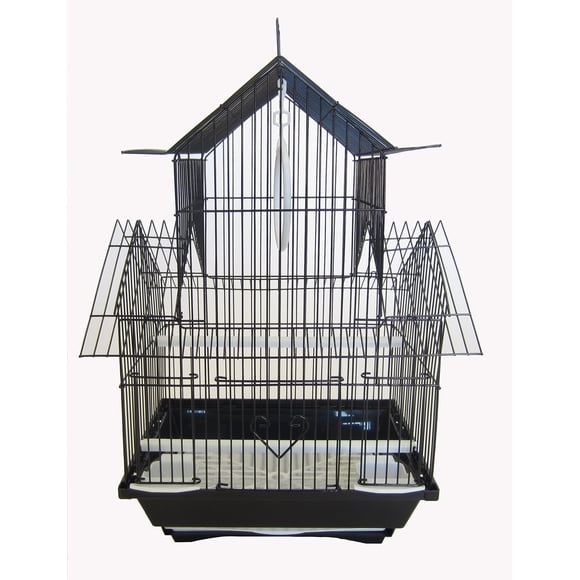 Tapa de pagoda Cage YML A1144BLK, pequeña, espacio entre barras de 1,27 cm
