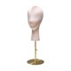 thumbnail image 2 of Cabeza De Maniquí, Estante Para Sombrero, Telas, Modelo De Bloque, Cabeza De Maniquí Para Joyería, Peluca, Sombrero, Color Rosa, 2 of 5