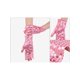 thumbnail image 3 of INSPIRE CHIC Guantes de lentejuelas para mujer, guantes de muñeca completos brillantes, mangas de baile para fiesta, banquete, disfraz, vestido de graduación, rosa, 3 of 5