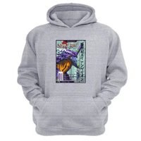 Genérico - Polerón Canguro Evangelion Gris Claro Talla M Unisex