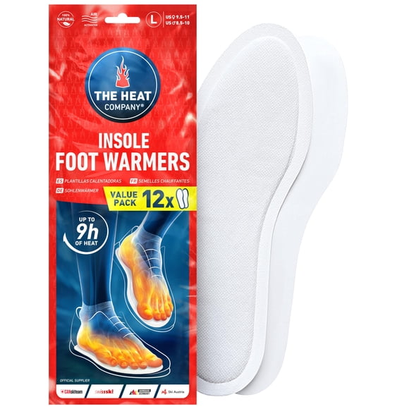 Calentadores de plantillas THE HEAT COMPANY 12 pares 9 h extra cálidos