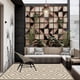 thumbnail image 2 of Alfombra living y terraza Rombos Ceniza 140x180Cm, 2 of 3