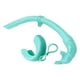 thumbnail image 4 of Snorkel De Buceo Tubo De Buceo Forma De J Snorkel Mojado Flexible Plegable Para Adultos Verde, 4 of 5