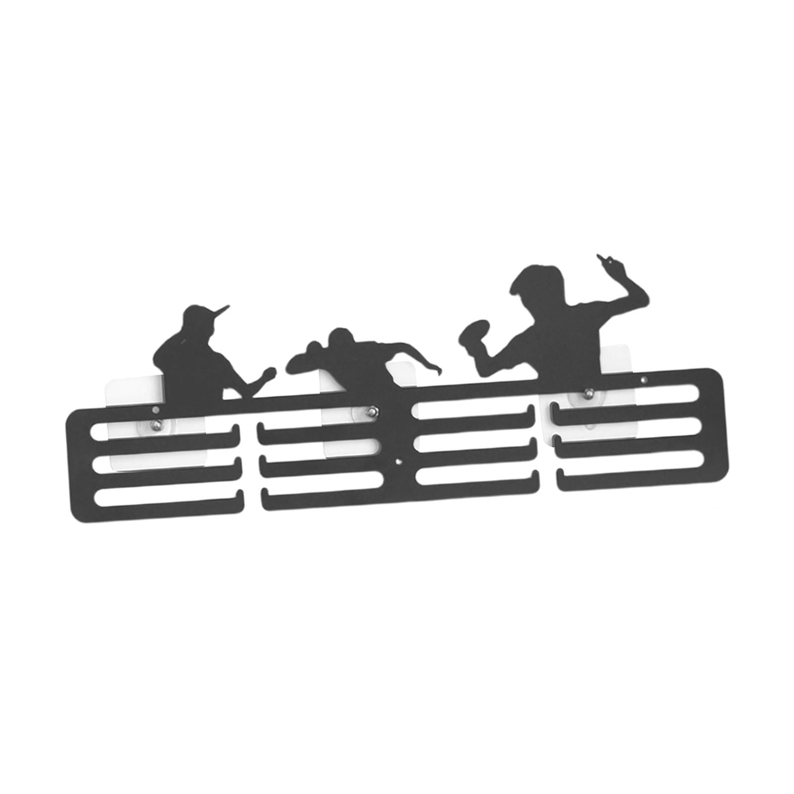 Ioensy - Colgador De Exhibición Para Medallas De Hierro Con Tornillos, Estante Fácil De Instalar, Soporte Para Medallas, Tenis De Mesa