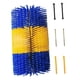thumbnail image 1 of Cepillo De Masaje Resistente Para Rascar El Ganado, Para Caballos, Alces Y Ciervos, Color Azul Y Amarillo, 1 of 5