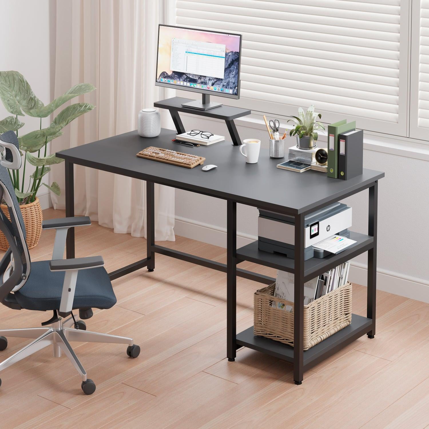 Pandalino - Escritorio Tiziano Negro 140cm | Estilo Y Funcionalidad Negro