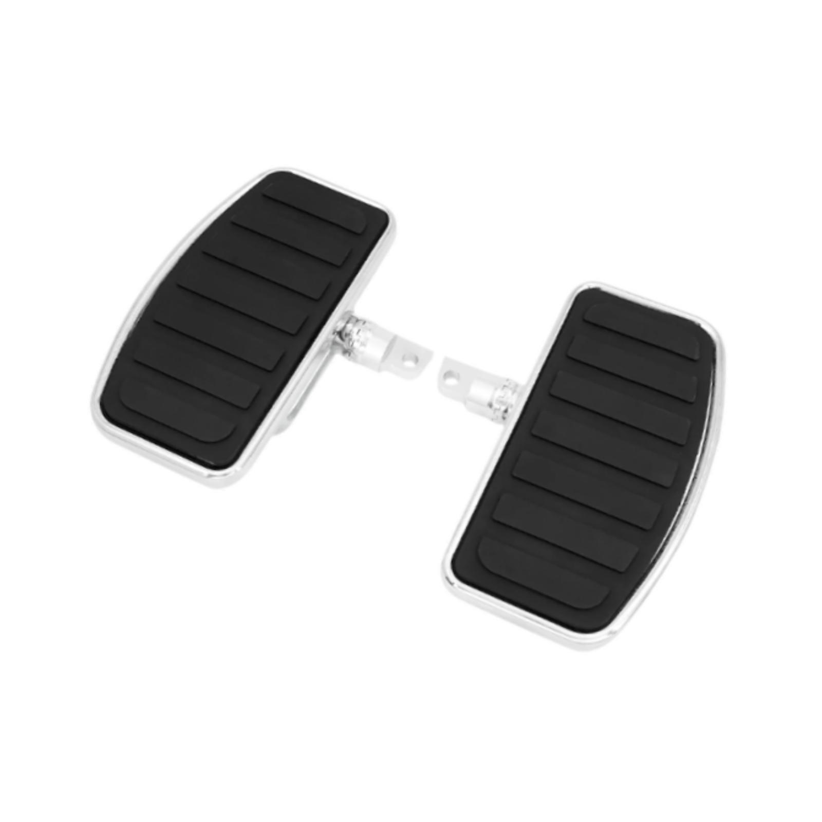 Ioensy - 2 Piezas De Estribos De Goma Resistentes Para Motocicleta Honda, Color Plateado