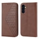 thumbnail image 5 of Funda Flip FOXDOCK para Samsung Galaxy M14 5G , Estilo Billetera con Diseño Rombo, Correa de Mano y Soporte, Uso Diario, 5 of 6