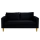 thumbnail image 1 of Sofa Sky 3c Felpa 01 Negro, 1 of 5