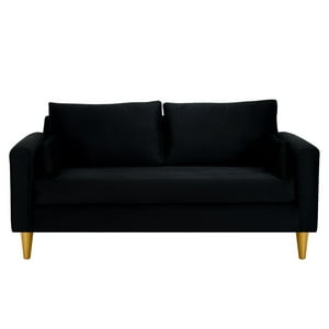 Bodevir - Sofa Sky 3C Felpa 01 Negro