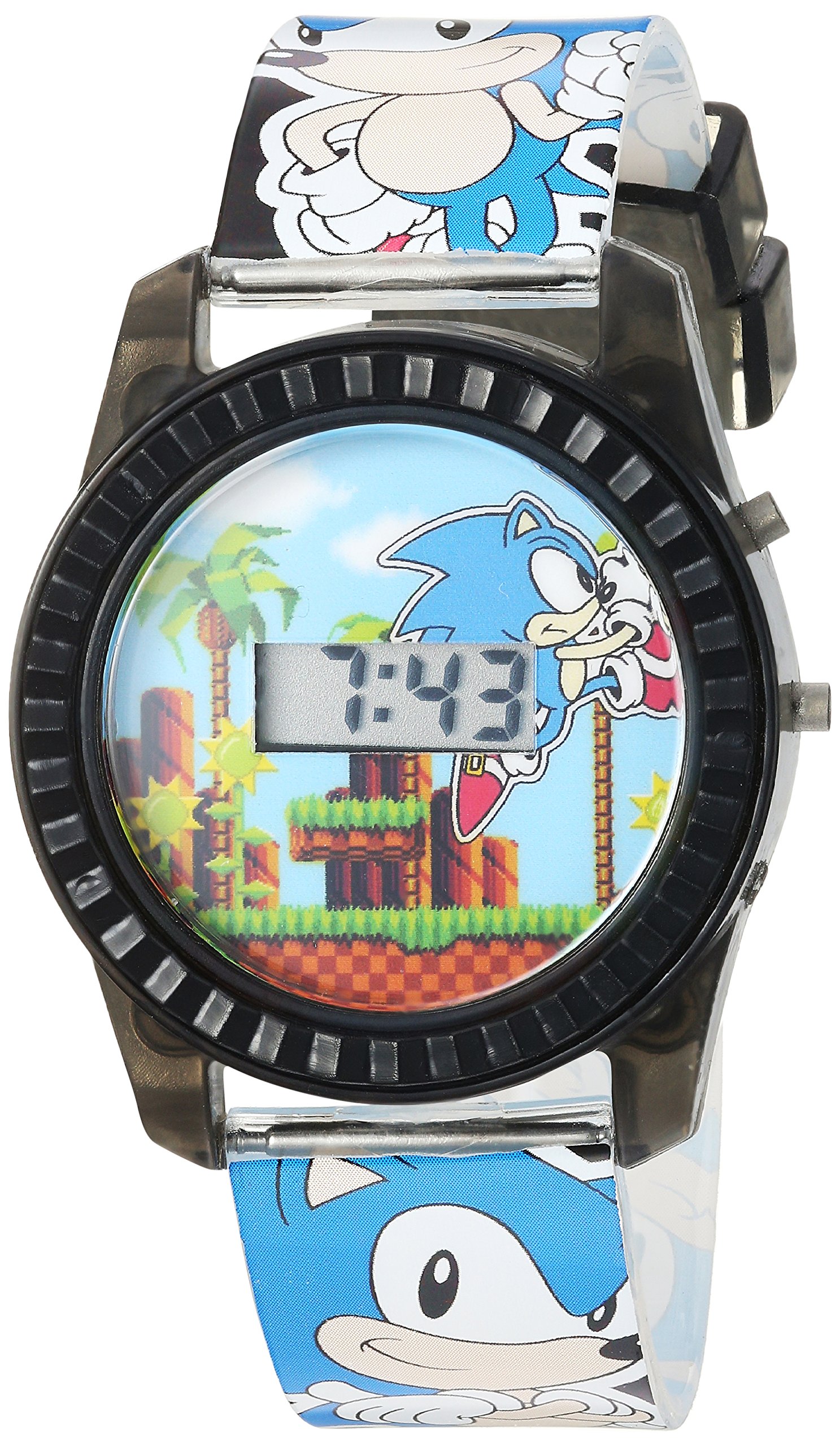 Reloj Digital Accutime Sonic The Hedgehog Azul Niños