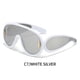 thumbnail image 1 of Cyberpunk Sports Sunglasses - Luxury Brand Oversized Eyewear for Women and Men - UV400 Protection - Perfect for Summer Parties and Outdoor Activities, 1 of 5