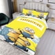 thumbnail image 3 of Juego de Funda de Edredón Minions Desmarcar 3 Piezas 90x190 cm, 3 of 6