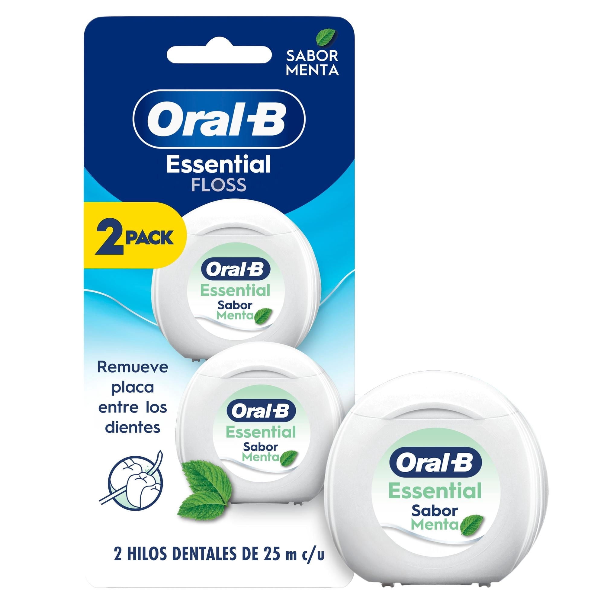 Hilo Dental Sabor Menta Essential Floss 2 Un Oral-b