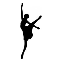 Rienda Libre Graphics - Decomural Ballerina Pose Ballet Dance Pack Ws-33329