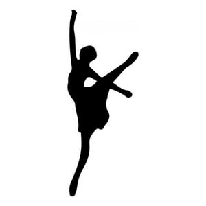 Rienda Libre Graphics - Decomural Ballerina Pose Ballet Dance Pack Ws-33329