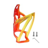 Magideal - Soporte Para Botella De Bicicleta Portavasos Resistente Ligero Accesorio Con Tornillos Material Pc Adecuado Para Adultos Bicicleta Montaña Carretera P Rojo Amarillo