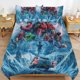 thumbnail image 1 of x637 Ghostbusters Frozen Empire Bed Duvet Cover Microfiber Bedding Sets 3D Printed Lightweight 3 Piece Comforter Sets, 1 Duvet Cover And 2 Pillow Shams for Kids Boys Girls 90"x90" jn637, 1 of 5