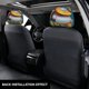 thumbnail image 3 of 10 Vidas Funda Protectora Universal Para Reposacabezas De Coche Funda Elástica Para Reposacabezas De Asiento De Auto Funda De Tela Antipolvo Accesorios De Interior 2 Piezas, 3 of 6