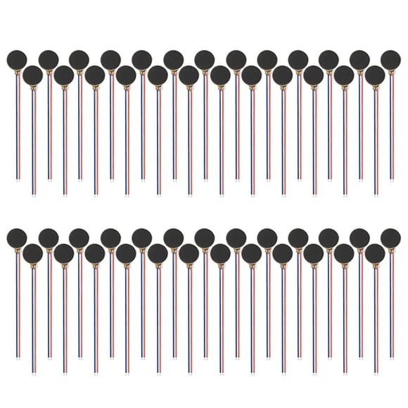 Motor de microvibración HRSYYL, moneda plana de 10 x 2 mm, 50 unidades DC 3 V