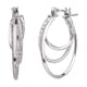 thumbnail image 1 of Aros Argolla Time and Tru Metal Plateado Twist Hipoalergénicos, 1 of 3