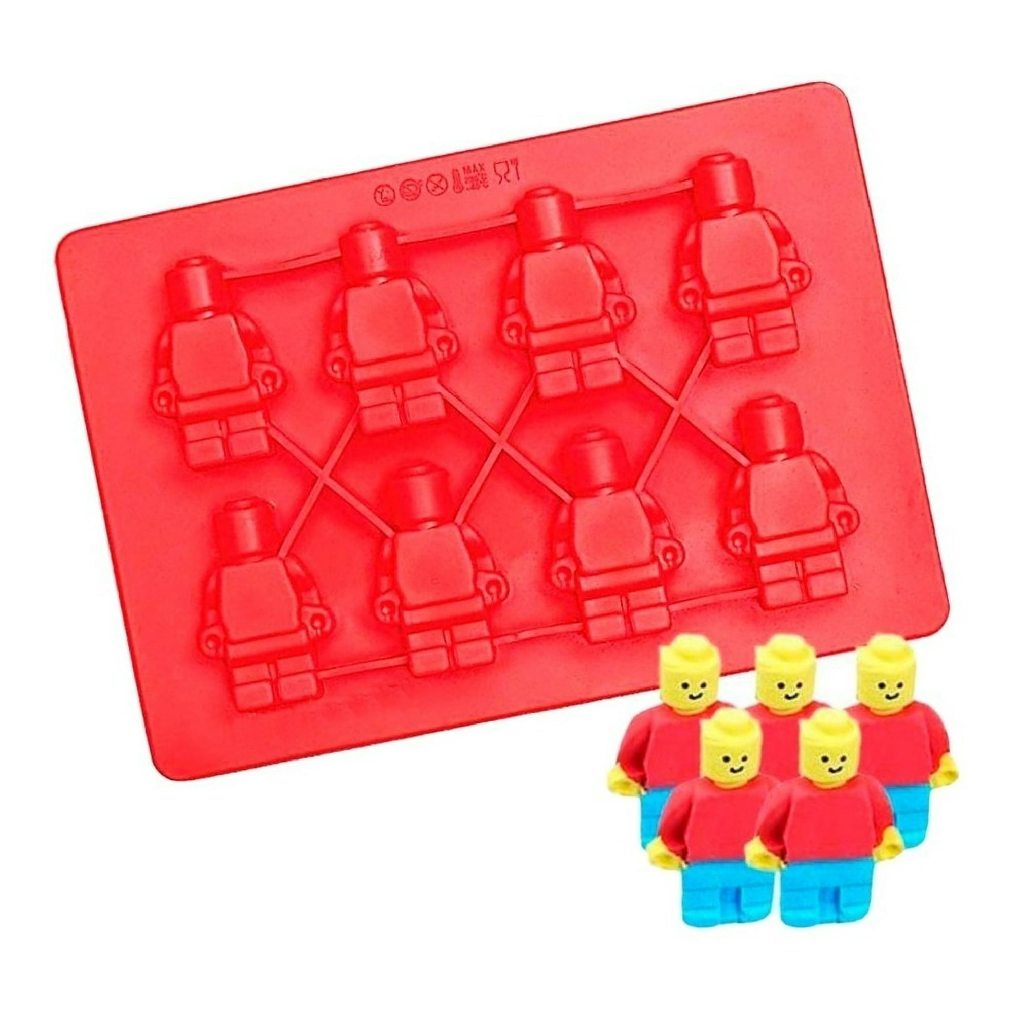 Genérico - Moldes De Silicona Molde Robot Molde De Muñeco Tipo Lego 8