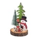 thumbnail image 5 of Decoración De Mesa Navide?a De Madera, Decoración De Mesa Para Vacaciones, Chimenea, Hogar, Mu?eco De Nieve, 5 of 5