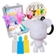 thumbnail image 1 of Oso Bearbrick Llavero Pintura Fluida Bricolaje Diy Set, 1 of 4