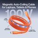 thumbnail image 2 of Cable USB‑C Statik 100W Magnético Enrollable, 2 of 9