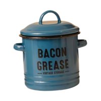 Magideal - Olla Con Revestimiento Esmaltado, Olla Con Tapa, Accesorios De Cocina, Utensilios De Cocina Esmaltados, Recipiente De Aceite Para Cocinar Pollo, Huevo Azul