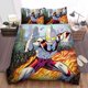 thumbnail image 1 of Giant Ultraman vs Godzilla duvet cover bedding set pillowcase3-Piece Bedding Set (1 Duvet Cover + 2 Pillow Shams), 1 of 2