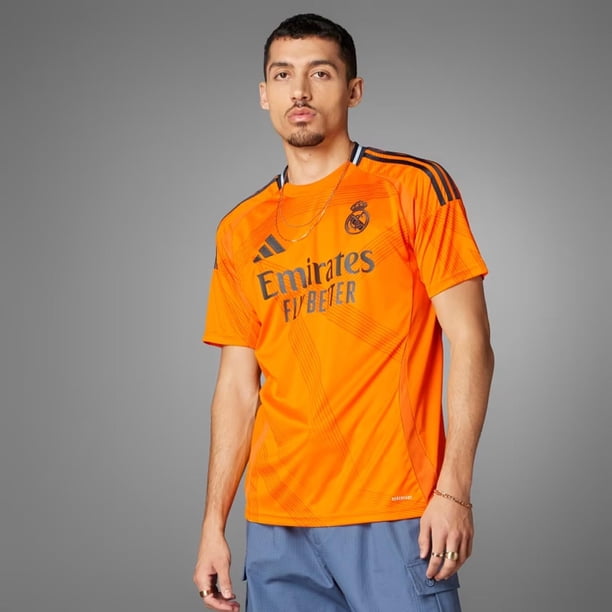 Camiseta Visitante Real Madrid 24/25 Adidas IU5013-12 naranja XL