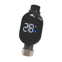 Magideal - Termómetro De Ducha, Comprobador De Temperatura Del Agua, Pantalla Táctil Universal, Pantalla De Temperatura Del Grifo, Termómetro De Agua De Baño Par