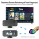 thumbnail image 3 of Estación de acoplamiento para TV portátil compatible con Nintendo Switch 2, admite puerto LAN Ethernet de 1000 Mbps, salida HDMI 4K, 2 puertos USB, iluminación RGB, accesorios para la base Switch2, 3 of 9