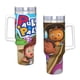 thumbnail image 4 of Paula y Amigos Vaso aislado de acero inoxidable con asa, diseño temático, regalo para familia, amigos y fans; incluye pajita y encaja en el portavasos estándar, 40 oz, 4 of 6