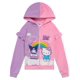 thumbnail image 1 of Sudadera con capucha Hello Kitty para niñas 7‑8 años, rosa, ciruela y con purpurina, 1 of 6