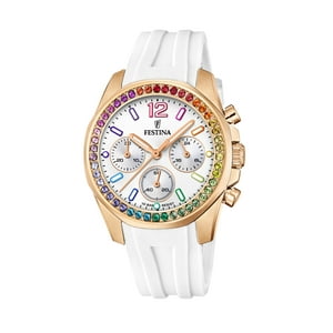 Reloj F20611/2 Festina Blanco Mujer Boyfriend Collection