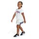 thumbnail image 2 of Conjunto adidas de 2 piezas para niña con camiseta y skort plisada, blanco roto, 4T, 2 of 2