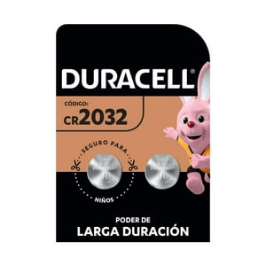 Gen - 1X Pila Cr2032 Bateria 3V Boton Reloj Control Alarma Porton Plateado