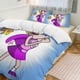 thumbnail image 2 of Juego de ropa de cama con estampado de dibujos animados de hámster y Gretel, funda nórdica ultrasuave y agradable para la piel, 3 piezas, juego de cama con funda de edredón adorable, 2 of 3