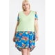 thumbnail image 4 of Vestido Midi Floral de Manga Corta con Bolsillo Delantero, 4 of 5