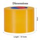 thumbnail image 2 of Cinta adhesiva Duccinp amarilla de 10 cm x 50 m, resistente al agua, 2 of 6